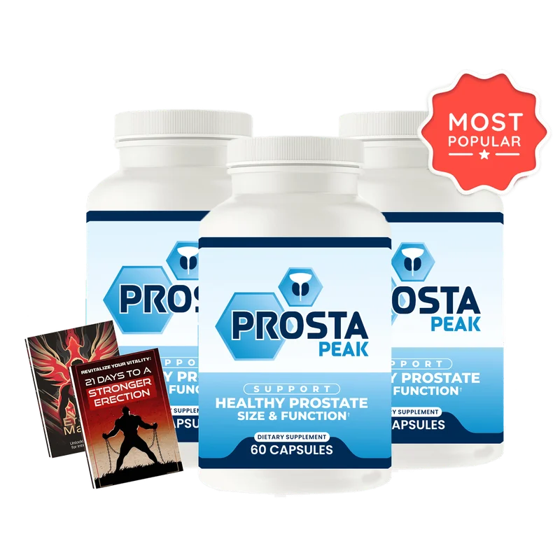 ProstaPeak Men's Wellness Support — 3 Bottle / 90 Day Pack